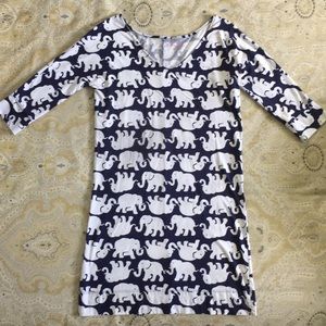 Lilly Pulitzer Elephant Print Dress